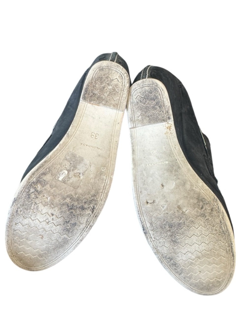 Balenciaga  blue/ white wedge boat shoes Sz. 38 - Picture 6 of 12